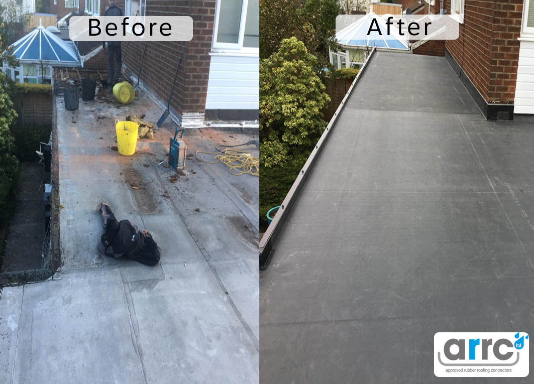 flat-roof-replacement-before-and-after